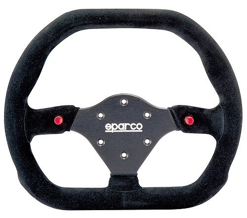 正規品 sparco スパルコ ステアリング P310 ブラックスエード・ブラックスポーク 015P310F2SN｜エニタイム
