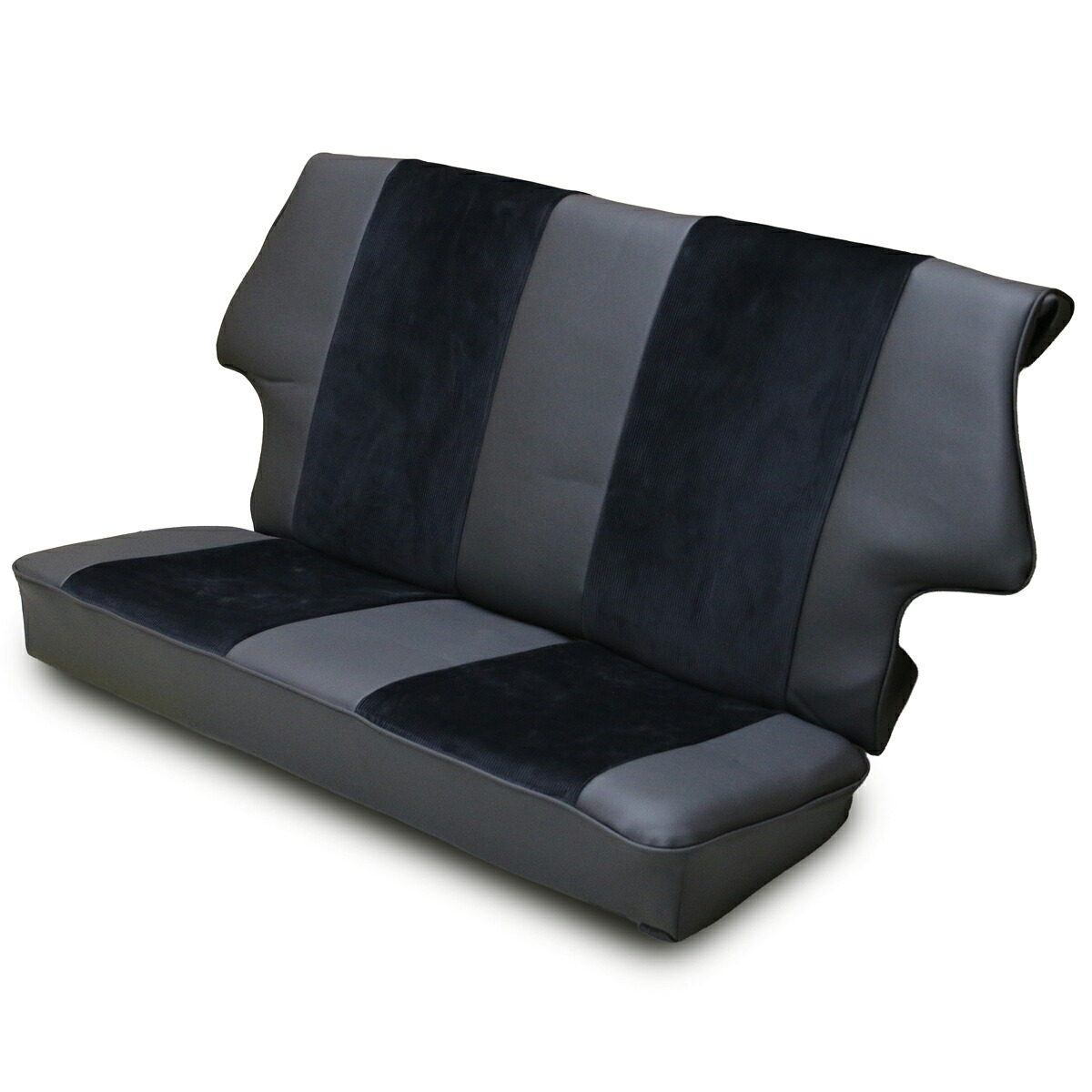 COBRA REAR SEAT COVER OLD MINI コブラ リア シートカバー オールド ミニ ブラック レザー コーデュロイ｜エニタイム