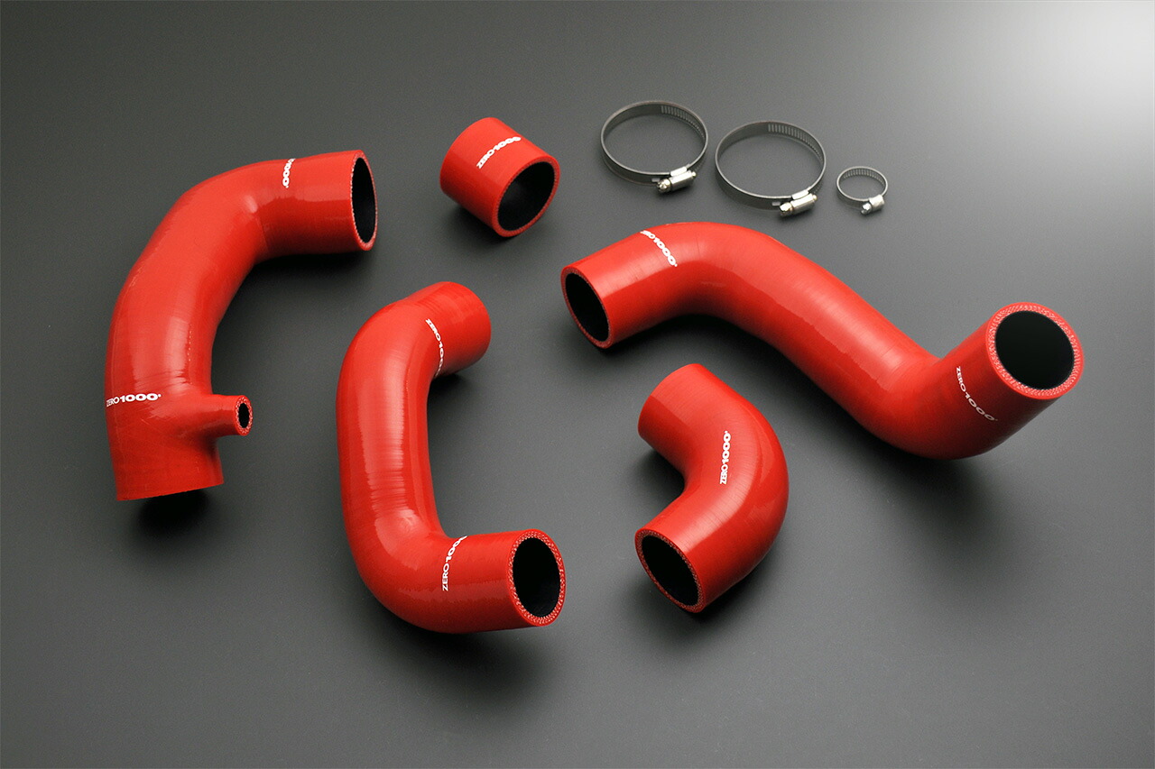 ZERO-1000 零1000 強化サクションホース&ターボホースセット レッド スイフトスポーツ CBA-ZC33S K14C（ターボ）112-S006R｜エニタイム