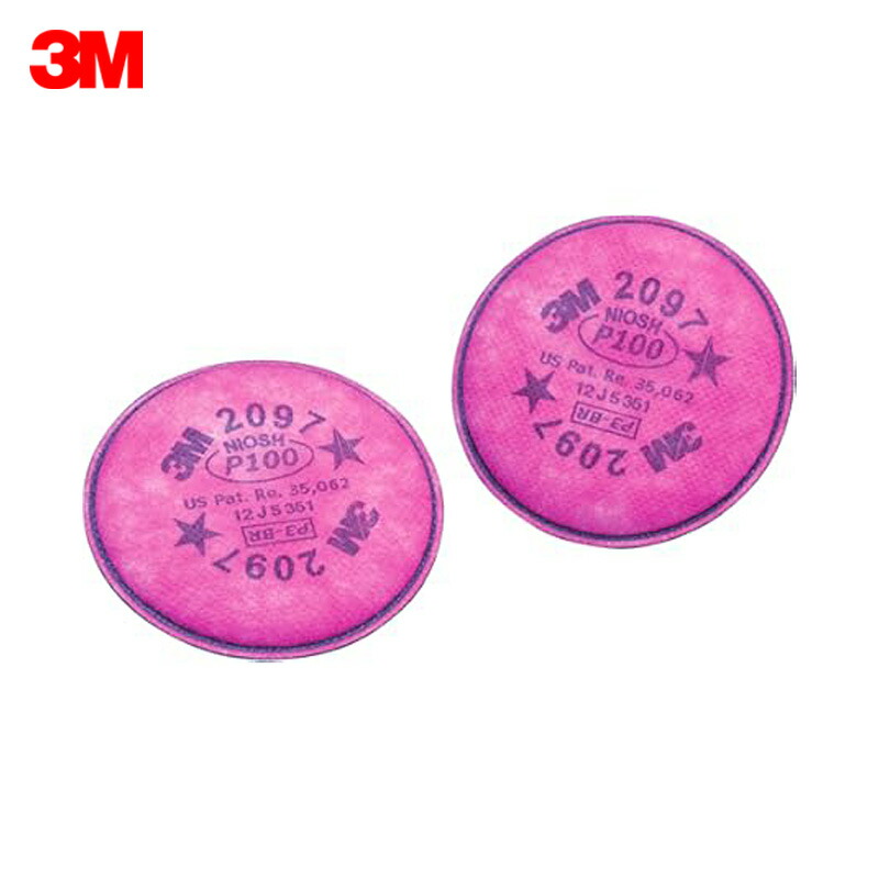 3M/スリーエム 防塵恍ける用 取り替えっこ水漉し 2097(1箱30組入) (粉塵/やり方用)