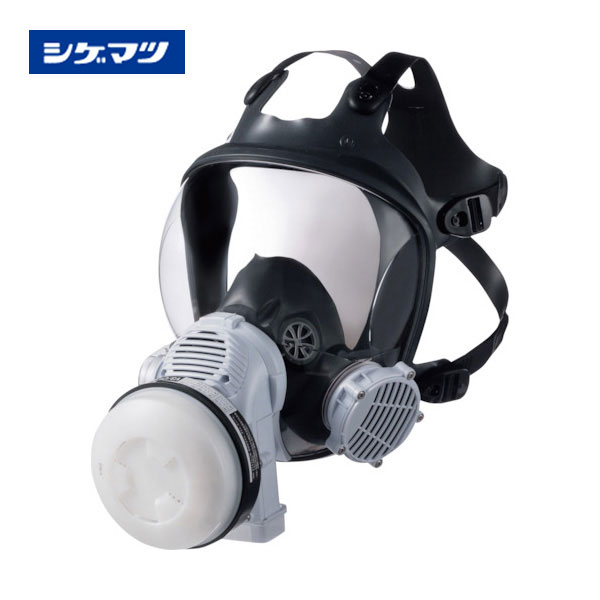 シゲマツ 電動ファン付キ呼吸用保護具(直結式) Syx099(M)(フィルタ・吸収缶別売) SYX099P-H-1(M)