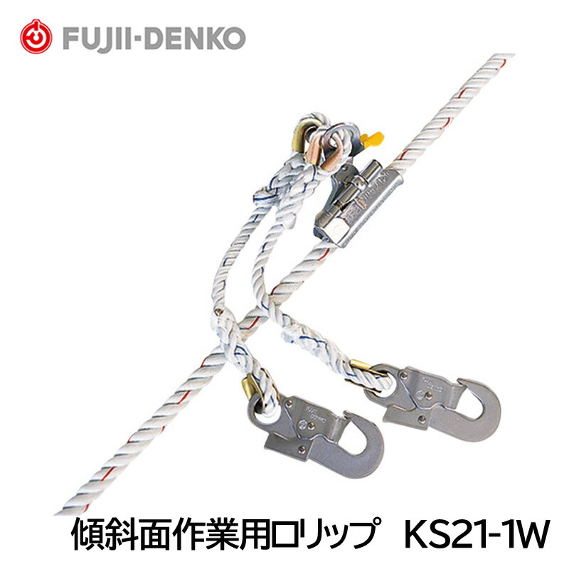 ツヨロン　ロリップ 藤井電工 傾斜面作業用ロリップ(メインロープ用) 身体保持用