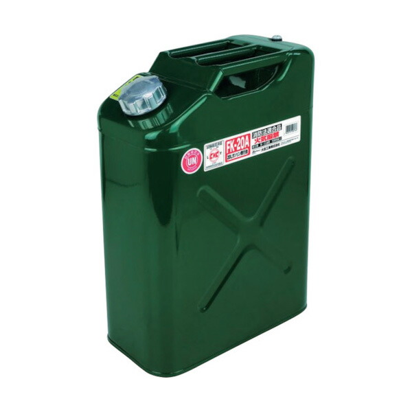 メルテック 20L縦型ガソリン携行缶 FK-20A