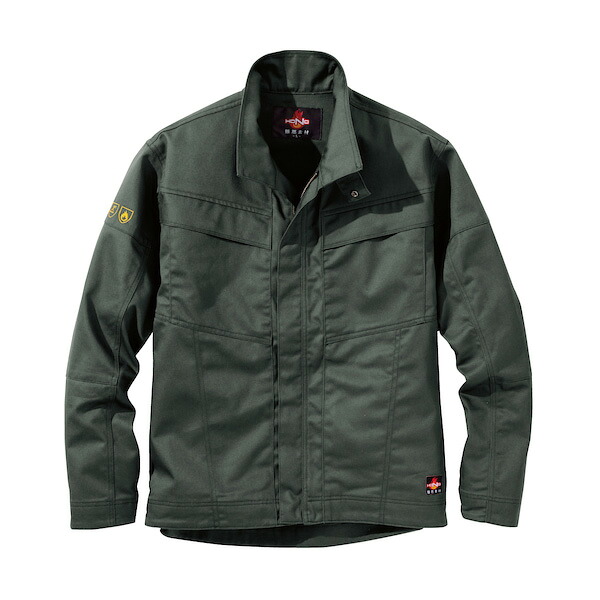 HONO 難燃ブルゾン LL カーキ 4403-LL-38|安全モール 店