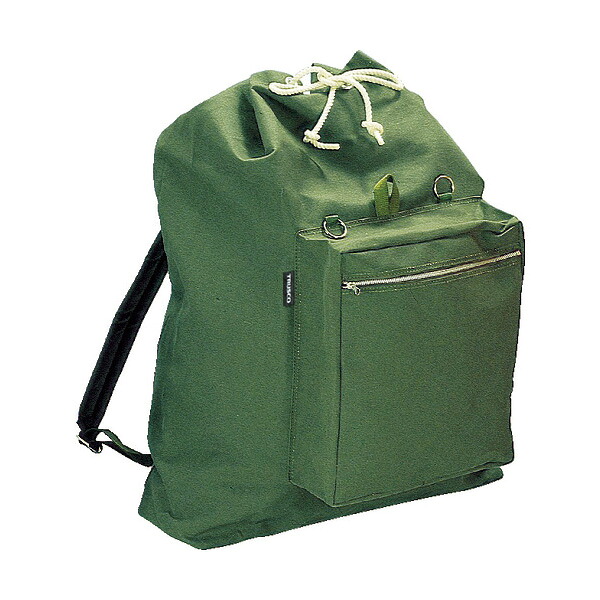 TRUSCO 帆布デイパック 700X630 オリーブドラブ TDB-700-OD