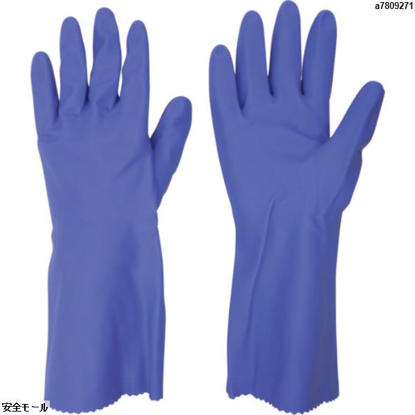 ビニスター まとめ買い 塩化ビニール手袋 トワローブフルールあつ手 バイオレット L (20双入)　706L　1袋