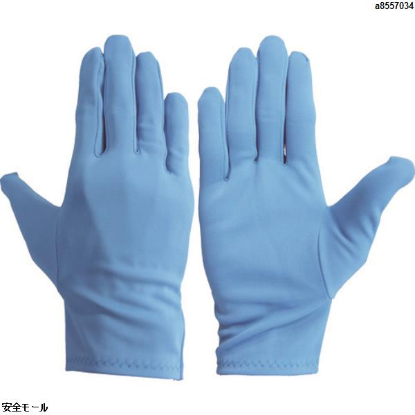 ウインセス カラーナイロン手袋 サックス M (10双入)　80101C4M　1袋