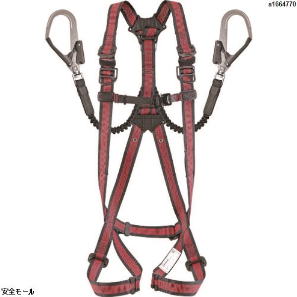 タジマ ハーネスGS 蛇腹 ダブルL2セット ライン赤 Mサイズ　A1GSMJRWL2RE　1個