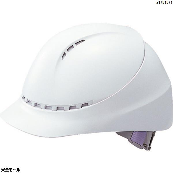 TRUSCO ヘルメット 高通気性型 ホワイト　DPM1820W　1個