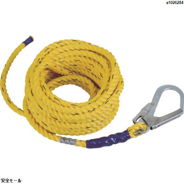 ツヨロン 支柱用親綱ロープ 仮設工業会認定品15M用　HR15TP　1本