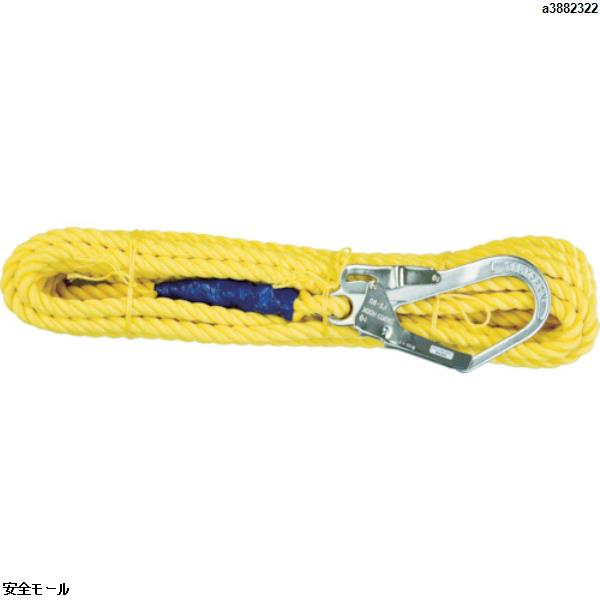 ツヨロン 昇降移動用親綱ロープ 10メートル　L10TPBX　1本｜安全モール 店 7,420円