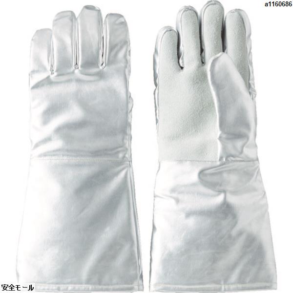 TRUSCO 遮熱・耐熱手袋 手のひら牛床革補強付　TMT763FALT　1双