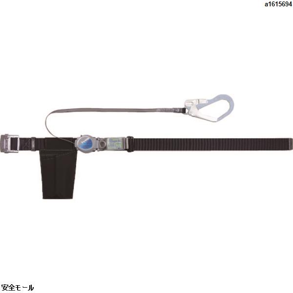 TRUSCO 巻取式2WAYリトラ安全帯 1本つり専用 スチール製バックル ブラック TSB59BBK 1本|安全モール 店
