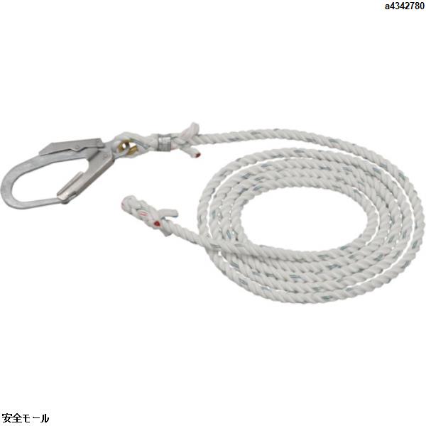 タイタン 垂直親綱 大型フック付 15M TSR2415 1本|安全モール 店