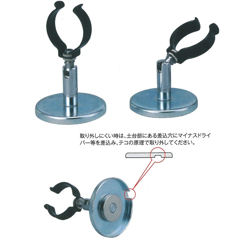 磁石式くっ付ける金具 ピカピカ照明ランプ 工事灯打っ付け金具