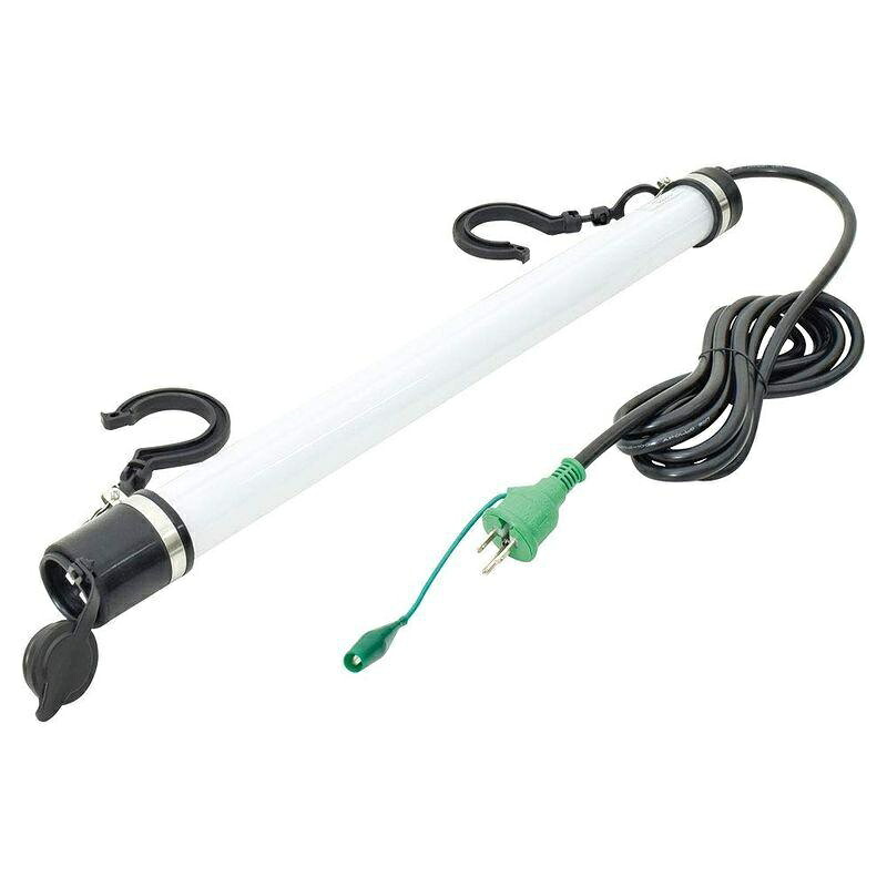 作業用LED照明 一体型パイプライト 12W (屋外用) 387-082