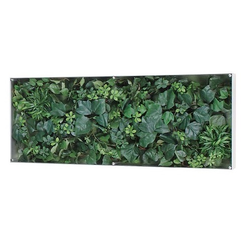 サインディスプレイ グリーンモード ウオールグリーン 90&times;35cm 透明アクリル板カバー GR3117　【個人宅配送不可】｜安全・サイン8