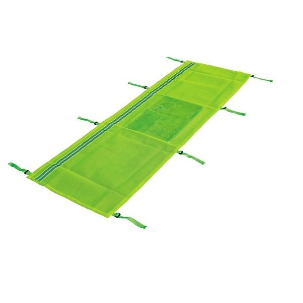 サインシェイド 単管防柵用螢光メッシュ居敷き 緑であること  570w×1,800L  アラオ