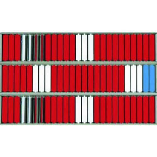 つくし工房 回転名札 入場用 入坑者用 75人用 135-C スチール製 350×585mm