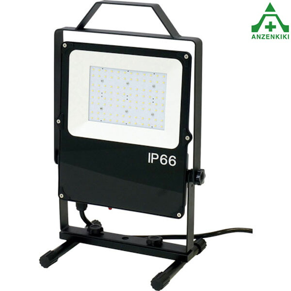 LED80W投光器 (個人宅配送不可/代引き決済不可) LEDライト 工事現場 夜間作業 屋内用 仮設現場 イベント IP66防水