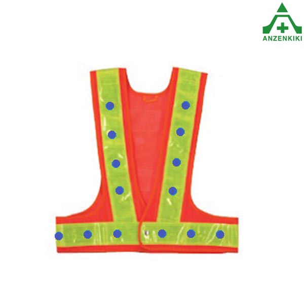 楽天市場】LEDライト付 安全ベスト 光るんです！2色点滅タイプ 全2種