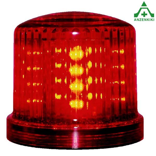 LKB-4R 電池式 LED回転灯 赤色 マグネット付(個人宅不可/メーカー直送/代引き決済不可)車載回転灯 車外回転灯 表示灯 車外灯 マーカーランプ 警告灯 LEDライト｜安全保安用品専門　安全機器（株）