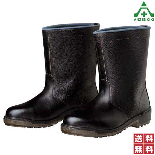 ドンケル 安全靴 D5006N (23.5～28.0cm EEE) ブラック (メーカー直送/代引き決済不可)半長靴 ウレタン底 JIS T8101 革製 S種EF 樹脂先芯 ポリウレタン PU 2層底 耐滑 作業靴 ワークシューズ 男女兼用 DONKEL 送料無料｜安全保安用品専門　安全機器（株）