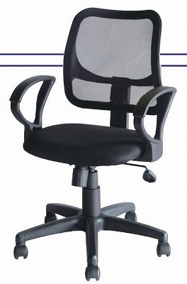 オフィスチェアー　背メッシュタイプ　リング肘付き 【地域限定送料無料】/NS-TN-2701MNA