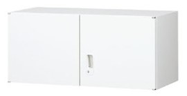 上置書庫 両開き 下置用 アジャスター付 W880&times;D400&times;H400mm 【地域限定送料無料】/SE-ANW-31H｜株式会社アオバ　店