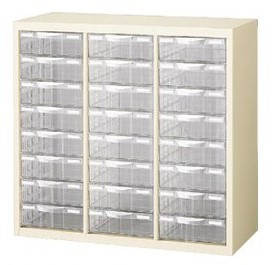 A4判整理ケース 書庫内収納型 プラスチック引出し A4判3列深型8段 【地域限定送料無料】/SE-A4G-P308L 28,266円