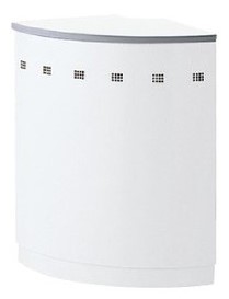 ハイカウンター ホワイトタイプ 90&deg;外コーナー 604R&times;H950mm 【地域限定送料無料】/SE-NSH-45R□W｜株式会社アオバ　店