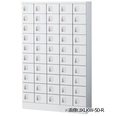 50人用小物入れ 価値高い品 ロッカー 名取り草錠  【一画押さえる貨物輸送無料】/SE-KLKW-50-B