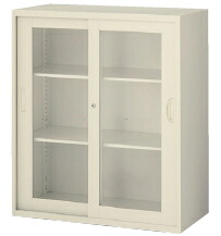 枠付ガラス引戸書庫 上下兼用 W900×D450×H1050mm 【地域限定送料無料】/SE-RG45-10SG 28,600円