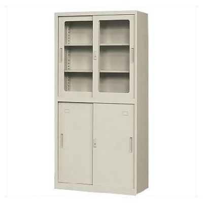 コンビ戸引き違い書庫 幅880×高さ1790mm /TO-36GSコンビ-TNG|株式会社アオバ 店