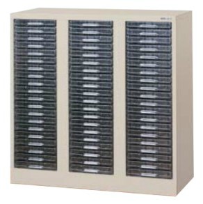 パステルケース　A4浅型　20段&times;3列　高さ880mm /TO-CFA4-320S｜株式会社アオバ　店