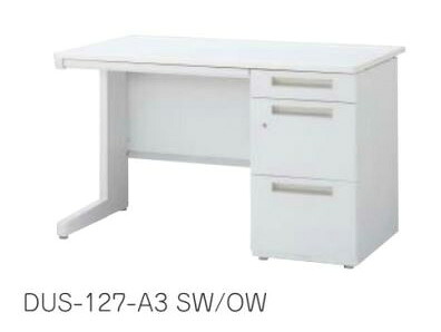 デュエナ 片袖机　デスク Sタイプ　L 型脚　A4-3段　W1100×D600×H720mm /TO-DUS-116-A3 □/□