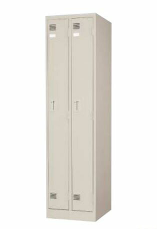 2人用スリムロッカー スタンダード 合鍵式 シリンダー錠 /TO-LK-2S-TNG