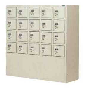 20人用文字盤錠小物ロッカー 5列×4段 文字盤式錠 /TO-DPLK-2054N