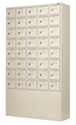 40人用小物入 価値高い品入 ロッカー合鍵式 ｼﾘﾝﾀﾞｰ錠 /TO-PSLK-4058N-TNG