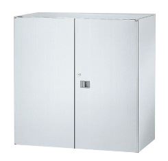 ステンレス収納庫　薬品保管庫　両開型　高さ900mm　上下兼用 /TO-SS-09H