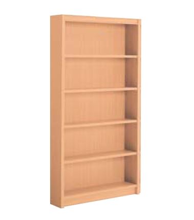 木製書架　直立　1連　片側　5段　高さ1890mm /TO-K-CBE