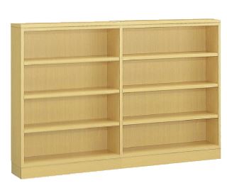 文庫本材木製書物棚 2連 幅1800粍 /TO-S-HED オフィス家具-インテリア・寝具・収納