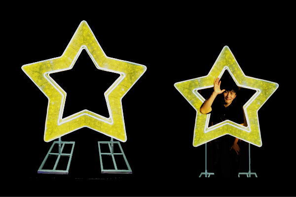 【照度】【大型商いもの】クリスタルグローデコスター【大】【檸檬黄色】【クリスマス】【ILLUMINATION】【電飾】【かざり付ける】【飾りつけ】【飾りつけ】【出来事】【光】【点火装置】【エコ】【LED】【画題】【雑貨】【グッズ】