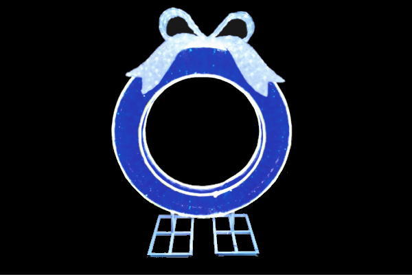 【照度】【大型商いもの】クリスタルグローデコリング【大】【青碧】【クリスマス】【ILLUMINATION】【電飾】【かざり付ける】【飾りつけ】【飾りつけ】【出来事】【光】【点火装置】【エコ】【LED】【画題】【雑貨】【グッズ】