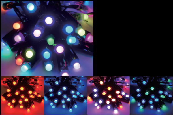 【イルミネーション】フルカラーLEDチャンネル制御ストリングライト【カラー】【レインボー】【クリスマス】【ILLUMINATION】【電飾】【装飾】【飾り】【デコレーション】【イベント】【光】【ライト】【エコ】【LED】【モチーフ】【雑貨】【グッズ】