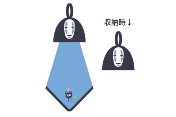 【送料無料】 【スタジオジブリ】【千と千尋の神隠し】マイクロループタオル【カオナシフェイス】【千尋】【千】【宮崎駿】【ジブリ】【アニメ】【映画】【タオル】【たおる】【ループ付きタオル】【洗面】【トイレ】【キッチン】【雑貨】【グッズ】画像