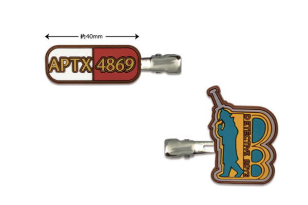 名探偵コナン　前髪クリップ灰原モチーフ　コナン　探偵　名探偵　漫画　アニメ　映画　髪留め　ヘアピン　ピン　クリップ　ヘアアクセサリー　子供　キッズ　2個入り　2個セット　雑貨　グッズ画像