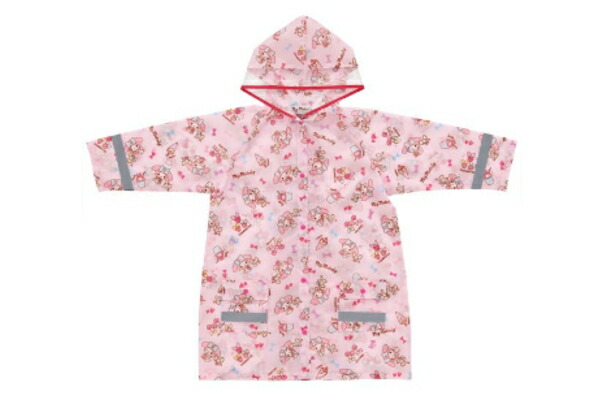 サンリオキャラクター キッズレインコート おやつタイム マイメロディ マイメロちゃん マイメロ 海外限定 まいめろ サンリオ コート キッズ 子供 レイングッズ かわいい グッズ レインウェア 雑貨 レインスーツ