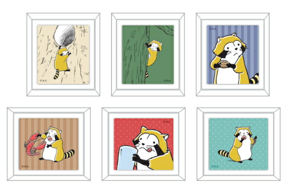 【クジ】　あらいぐまラスカル　フレームマグネットラスカルクラシック　くま　ジャッキー　がっこう　学校　キャラ　マグネット　磁石　じしゃく　ランダム　運試し　【くじ】　コレクション　雑貨　グッズ画像