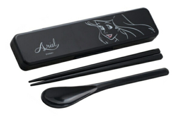 ディズニープリンセス 抗菌音の鳴らないコンビセット ブラック 姫 プリンセス アリエル ディズニー 映画 黒